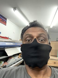 Mask thin breathable