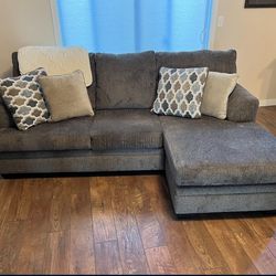 Sofa Couch With Chaise Lounge. Right Or Left Side Chaise