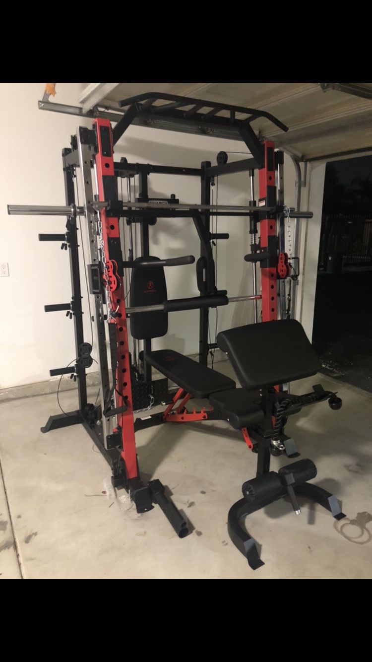 Marcy Smith Machine With 470 Lbs Of Weights - New
