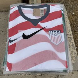USA Home Stripes Soccer Jersey (Brand New)