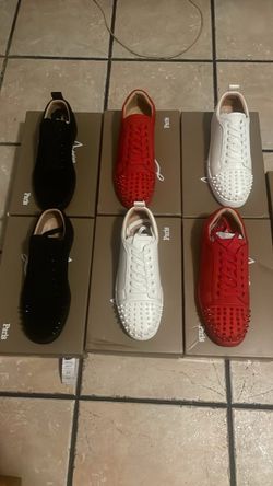 Christian Louboutin Spiked Low-Top Sneakers