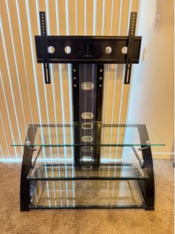 TV stand with mount (PLEASE READ DESCRIPTION FOR SIZING INFO)
