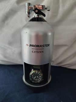 Citizen Promaster Diver Watch with Tank Case
