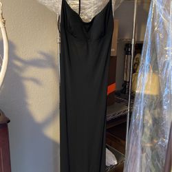 Black Dress With Rhinestones 