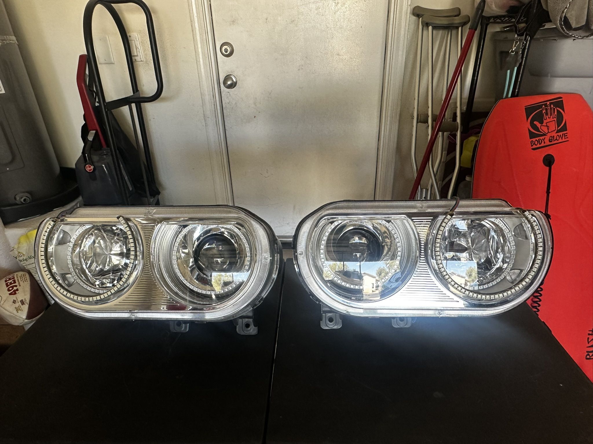 2011-2014 Dodge Challenger HID OEM Headlight Assemblies