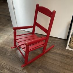 Kids Red Rocking Chair