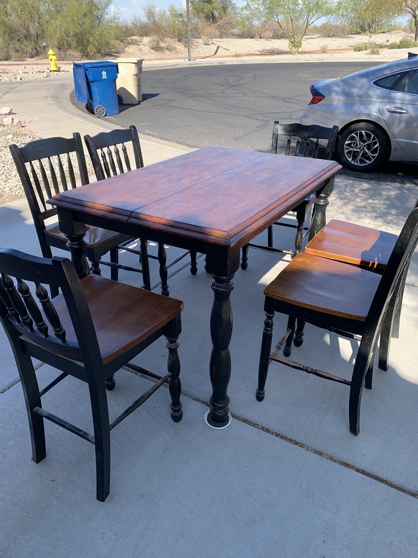 Dark Oak Wooden Table