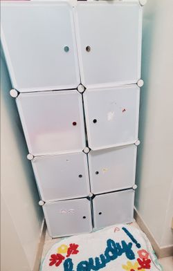 8 cube shelf ,organizer closet