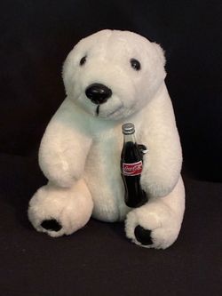 Vintage 1993 Coca Cola Panda Bear Plush Toy