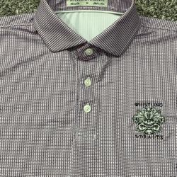 Men’s HOLDERNESS & BOURNE ‘Whistling Straights GC’ Golf Polo - Size Medium