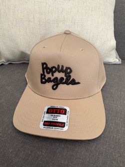 PopUp Bagels SnapBack Hat One Size Fits Most  Pick up today   NEW. Never Worn.