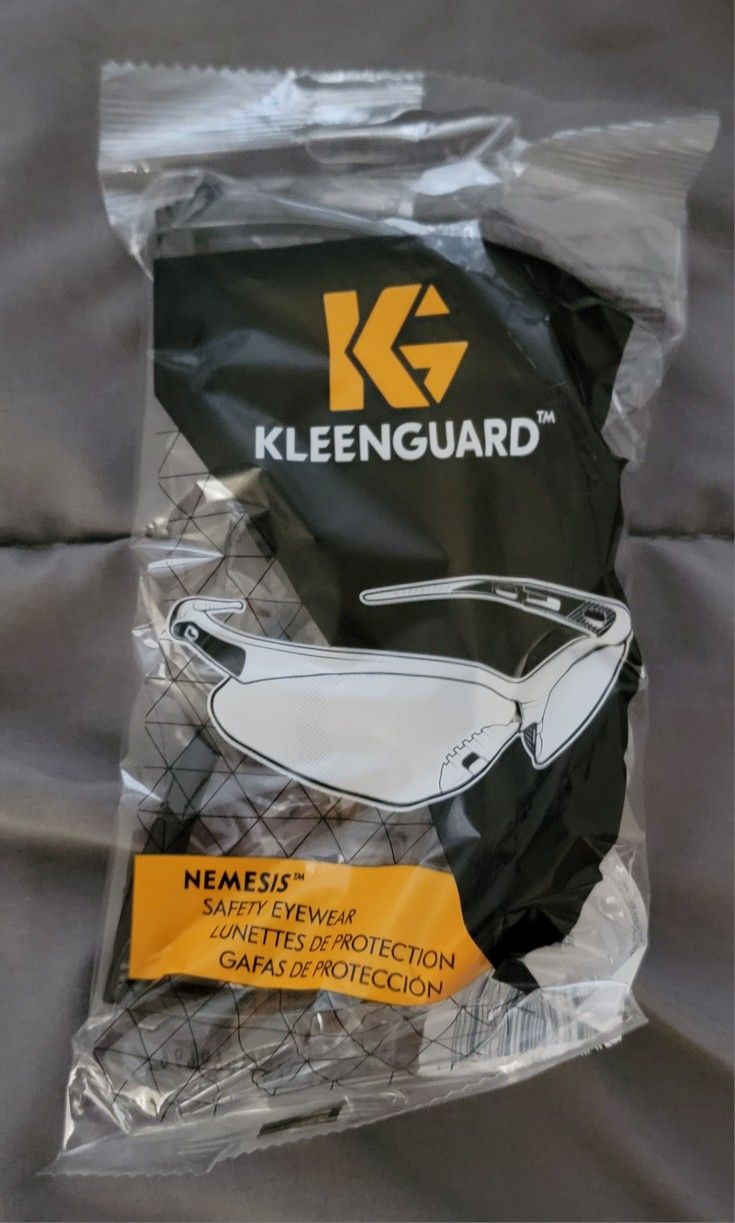 KleenGuard Nemesis Safety Glasses – New in Package – $5