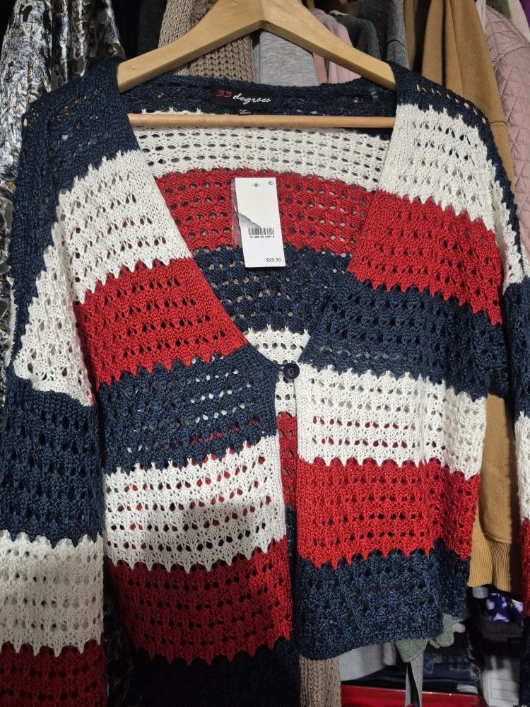 Womens New Sweater 5th Of July Size