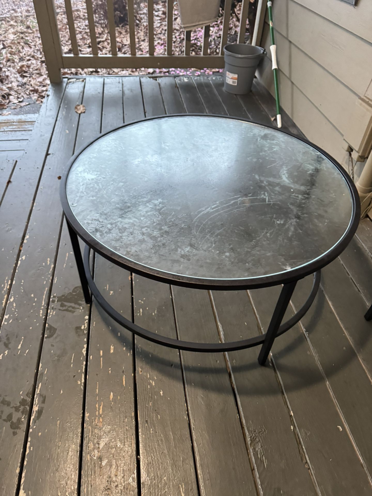 Round Glass Coffee Table