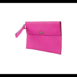 Pink Kate Spade Clutch Purse With Strap 
