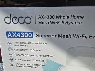 TP Deco 4300 whole home  Wifi extender