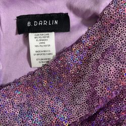 Pink Sequin Dress Brand B.Darlin