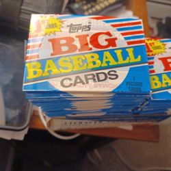 1988 Tops Big Baseball Cards. Sealed 1,2,3 Series 