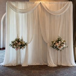 Light lush event drapery
