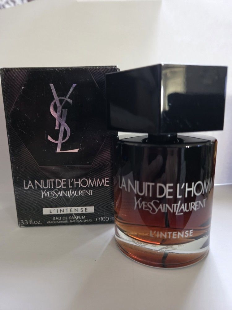 DISCONTINUED! YVES SAINT LAURANT LA NUIT DE L’HOMME L'INTENSE 3.3OZ/100ML, NEW IN BOX