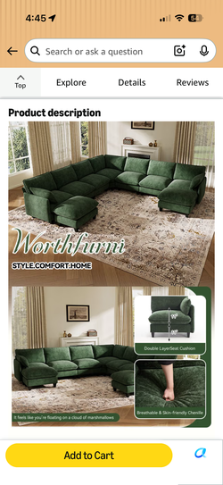 9 seat Modular Sectional