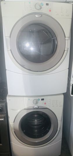 Whirlpool duet electric front load washer, and dryer set