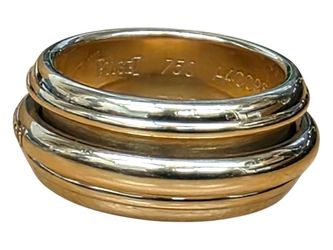 Piaget possession Spinning Yellow Gold Band Ring Au750 18k size 52 9mm