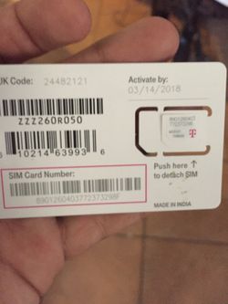 T-Mobile mini Sim Card brand new