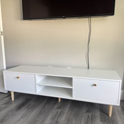 White TV Stand