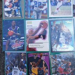 MIxed Lot Of Football And Baseball Trading Cards