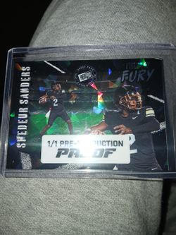 1 Of 1 Shedeaur Sanders