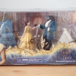Disney Beauty And The Beast Enchanted Figurine, 5 Figure Set 2017. 