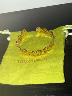 Tory Burch Gold Open Cuff Bracelet
