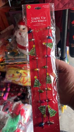 Light Up Christmas Necklace 