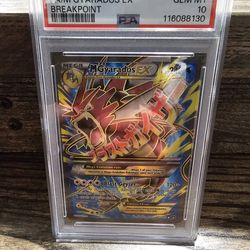 Pokemon Mega Gyarados EX Breakpoint #115 PSA 10 Full Art
