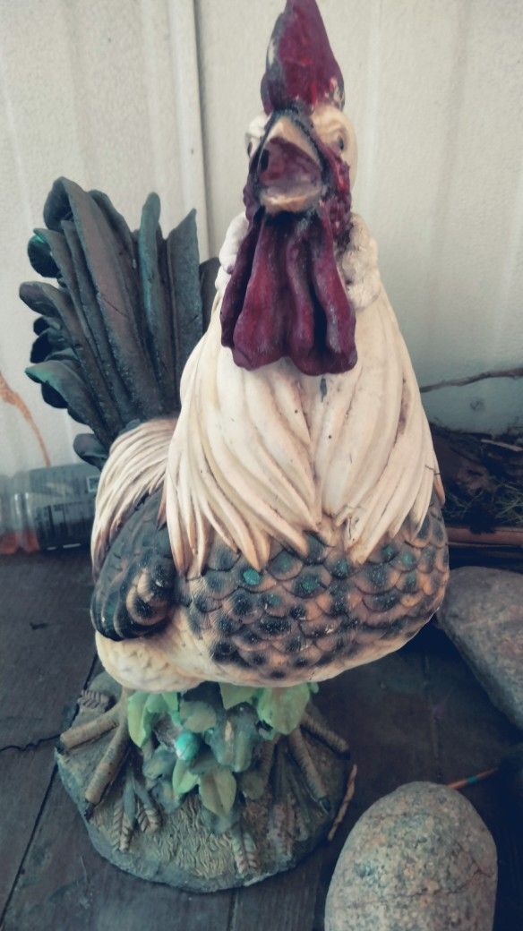 Vintage Rooster Statue