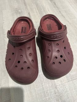 Crocs Baya Lined Clogs Fuzzy Slippers  Men Sz 8 Women's Sz 10
