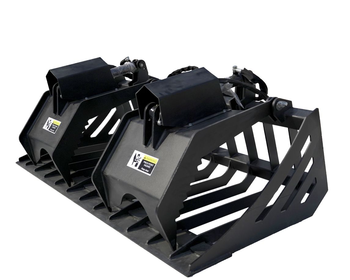 BRAND NEW! SKID STEER: Rock Grapple Bucket 72"