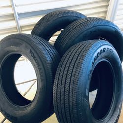 New 245 70 R 18” Yokohama Geolander X-cv GO57. 2025/26. 0-miles. $400