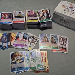 One Piece OP 1-6 Close to 600 Cards Common Uncommon Rare Holo Cards