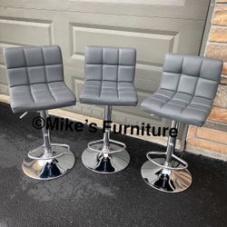 New Adjustable Bar Stools, barstools, barstool, bar stool, Sillas, Dining Chairs, chair, chairs, cadeiras (4 colors Red, Black, White, Gray)