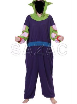 Dragonball z piccolo onesie pajama Halloween costume for Sale in