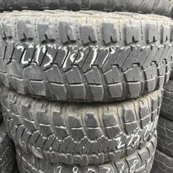 (2) 275/70/17 Pair Of Used Tires Free Installation 