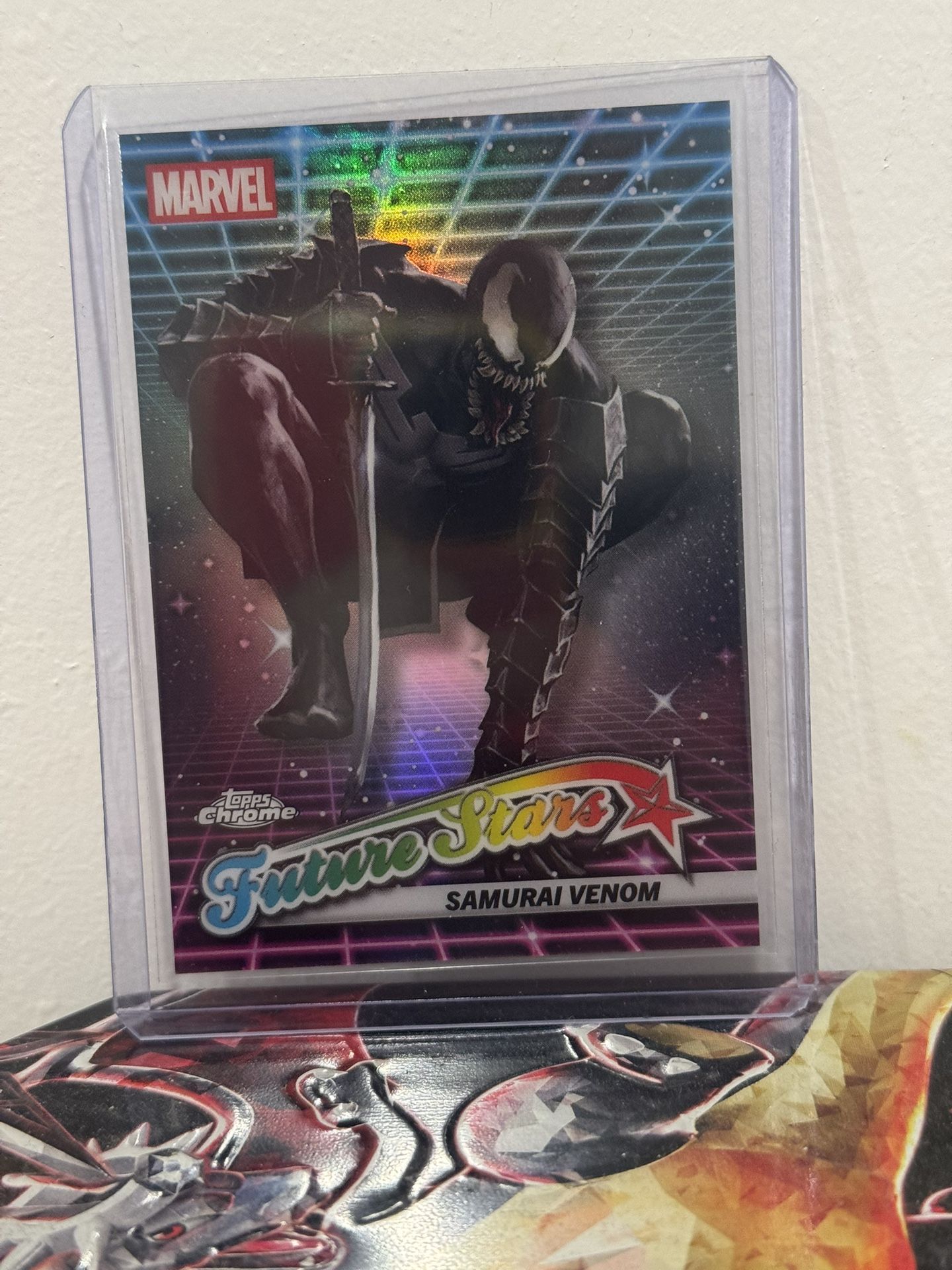 Samurai Venom Topps Chrome Marvel