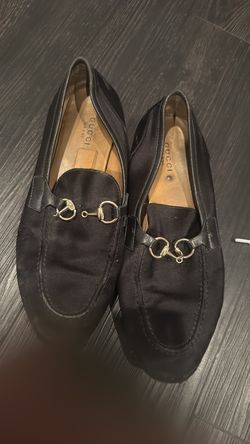 Gucci black loafers women size 37.5