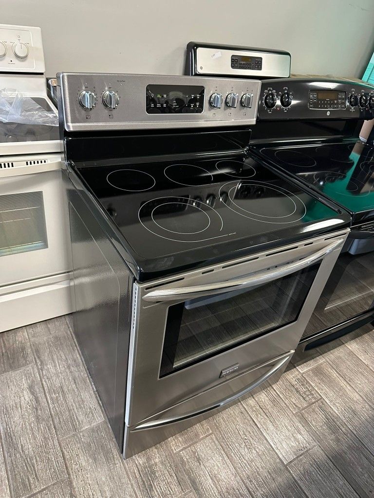 Frigidaire stainless steel electric stove with warranty