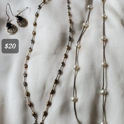 925 Necklaces/Earrings - 16"