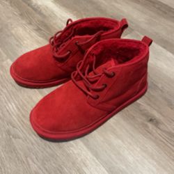 Red Uggs 9 Men 10.5 Women 