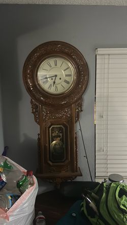 Vintage grandfather clock