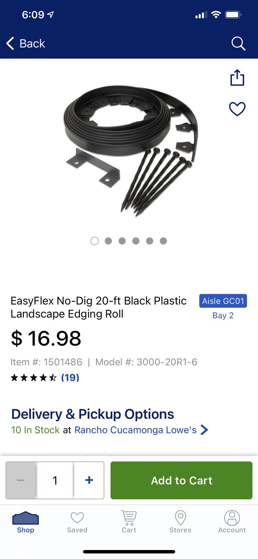 Landscape Edging 20 Feet